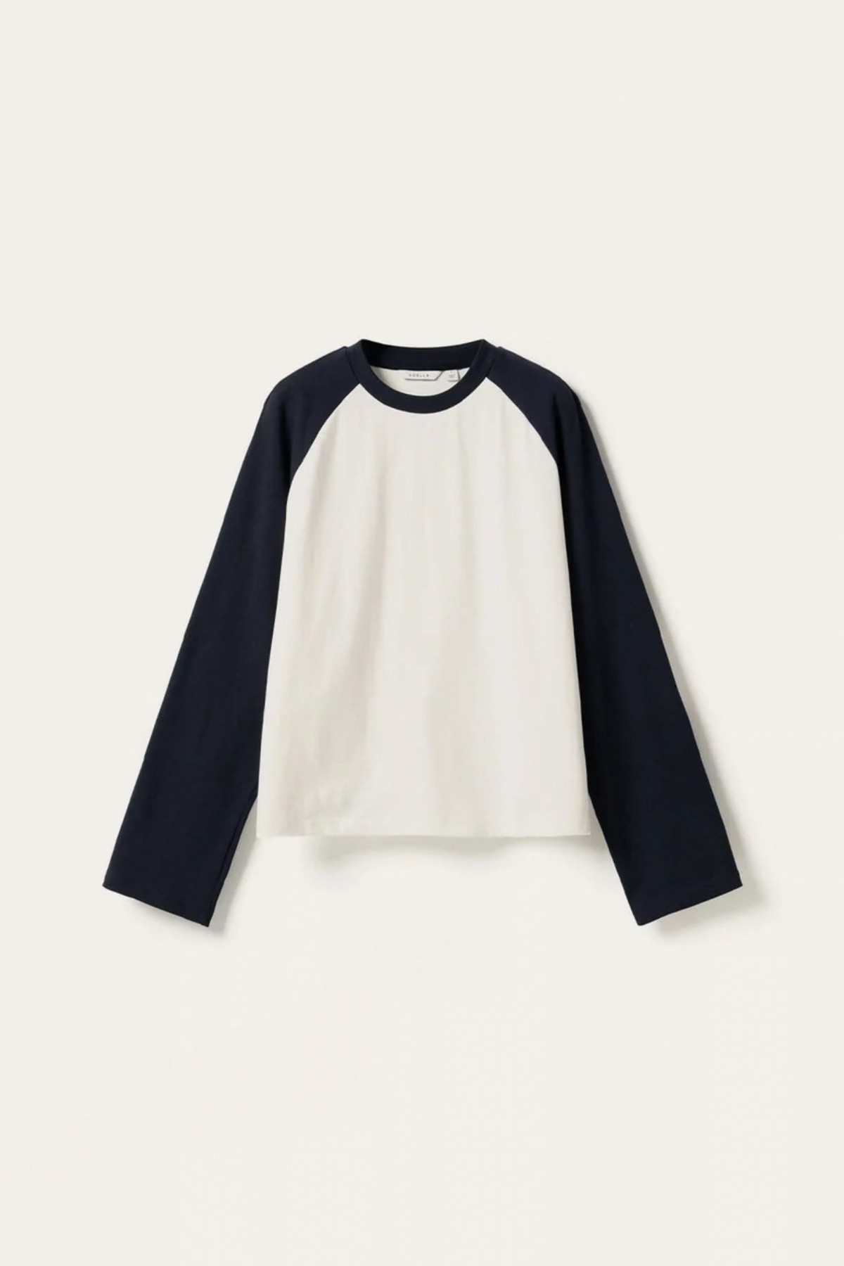 NIKKIE TOP - WHITE NAVY COMBO