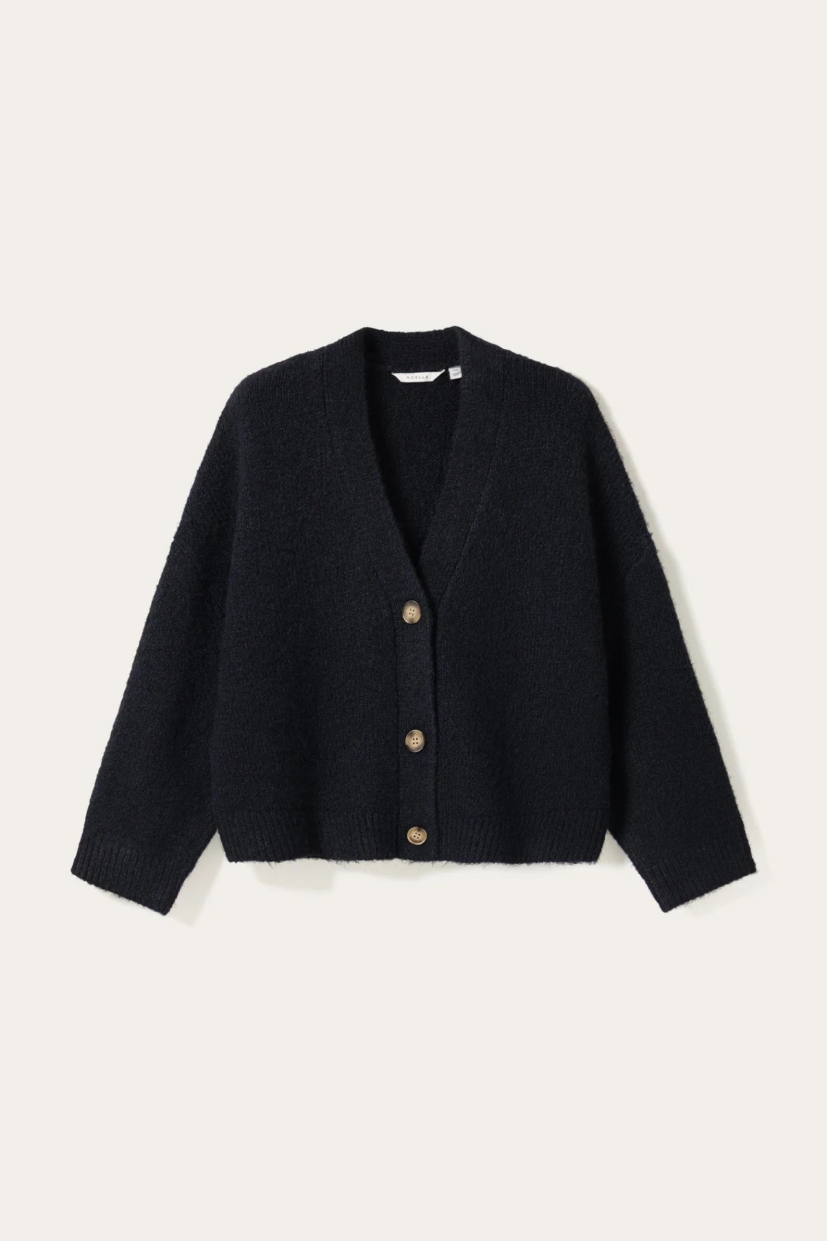 LAIANA GEBREID VEST - MARINEBLAUW