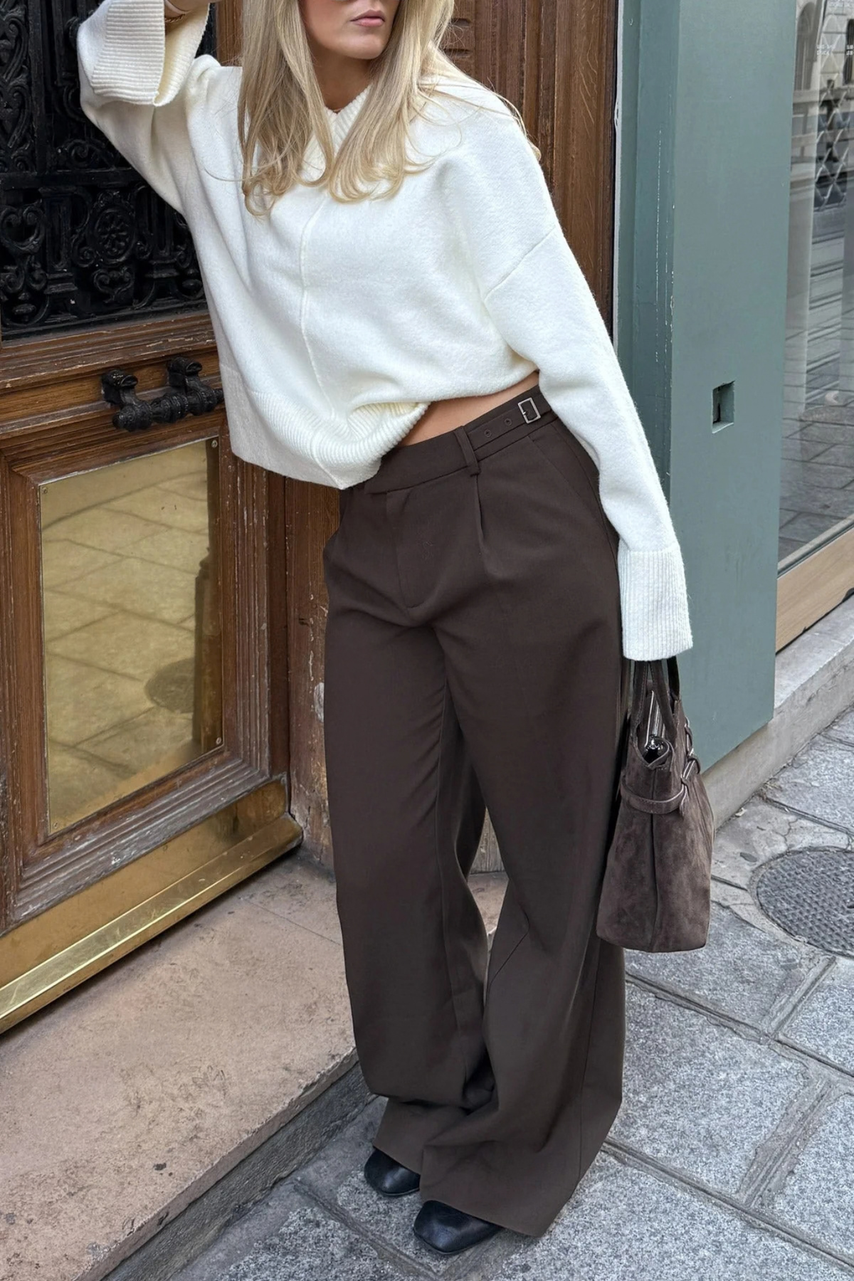 MAVIE PANTS - CHOCOLATE