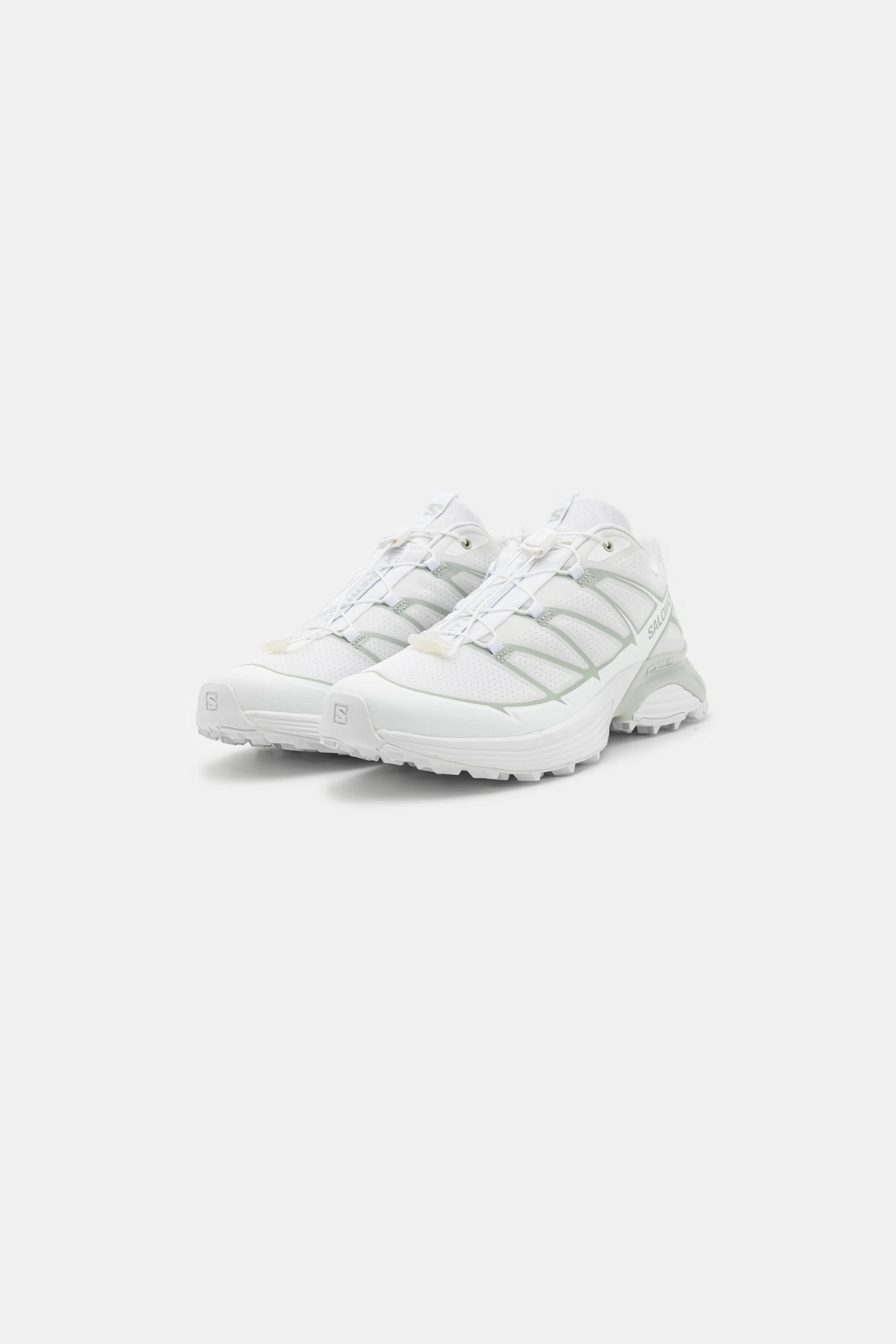 SALOMON XT-PATHWAY SNEAKERS WOMEN - WHITE/WHITE/METAL. Front view