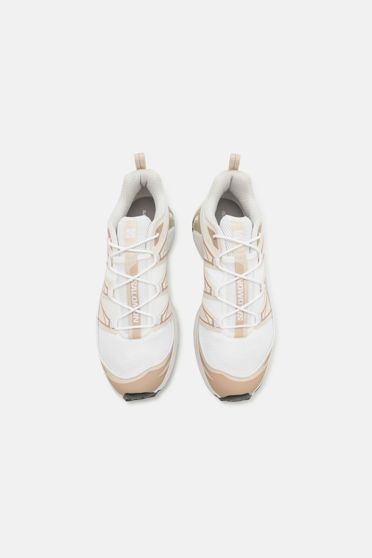 SALOMON XT-6 EXPANSE SNEAKERS MEN - WHITE/RAINY DAY/OXFORD TAN. Front view
